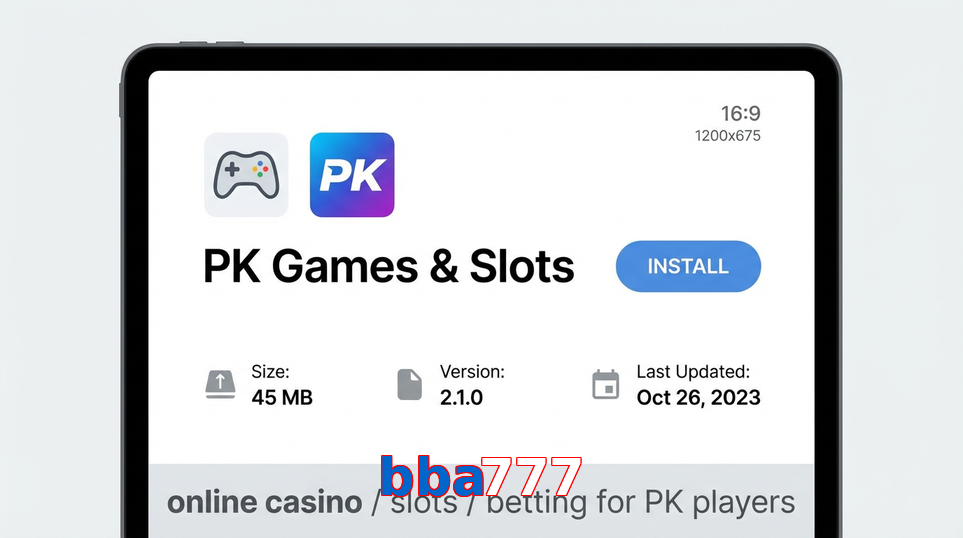 Game list for Bba777 gameapk section
